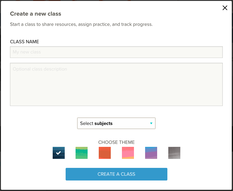 How to Create a Class – Help Center